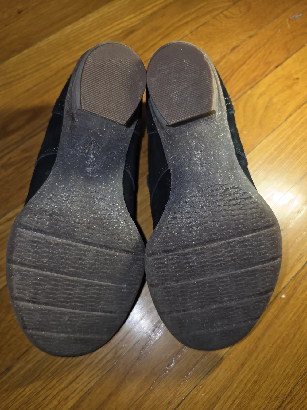 Clarks Artisan Black Suede Ankle Boots 7.5 M
